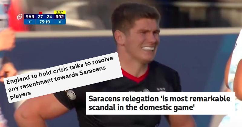 Comment la presse étrangère a reçu la sanction des Saracens ?