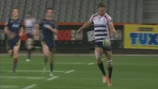 VIDEO. Super Rugby - Scott Higginbotham assure le spectacle pour l'essai de 80m des Rebels face aux Highlanders