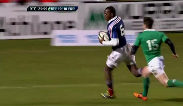 VIDEO. 6 nations U20. Sekou Macalou signe un sublime exploit personnel face à l'Irlande