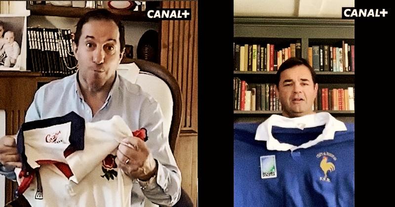 Le moment nostalgie entre Philippe Sella et Will Carling nous redonne le sourire [VIDÉO]