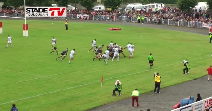 RESUME VIDEO. Match amical. Stade Toulousain - Semi Kunatani bonifie un ballon porté de plus de 20m face au Racing 92