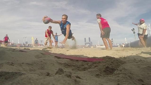 VIDEO. Sète et l'AS Gignac, champions de France 2015 de Beach rugby