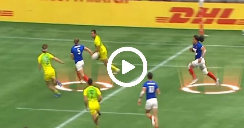 Rugby à 7: la délicieuse passe à l'aveugle de Parez pour l'essai français [VIDÉO]