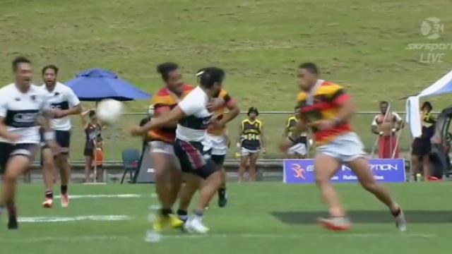 VIDÉO. SEVENS. La fantastique passe de Whiria Meltzer lors d'un tournoi Néo-Zélandais