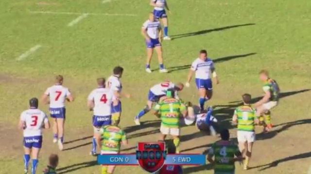 VIDEO. L'énorme tampon de Gareth Palamo n'a pas suffi pour gagner le Shute Shield