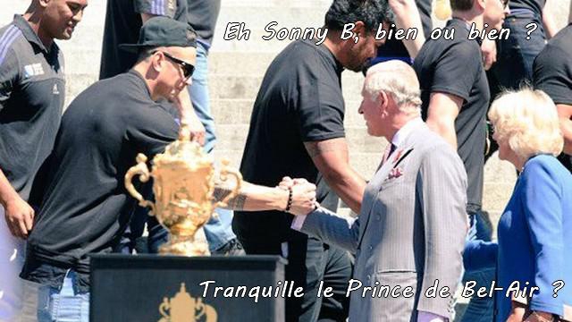 VIDEO. INSOLITE. Charles en mode Prince de Bel-Air avec les All Blacks à Wellington