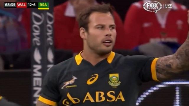 VIDEO. Springboks - François Hougaard nous offre le coup de pied de la honte