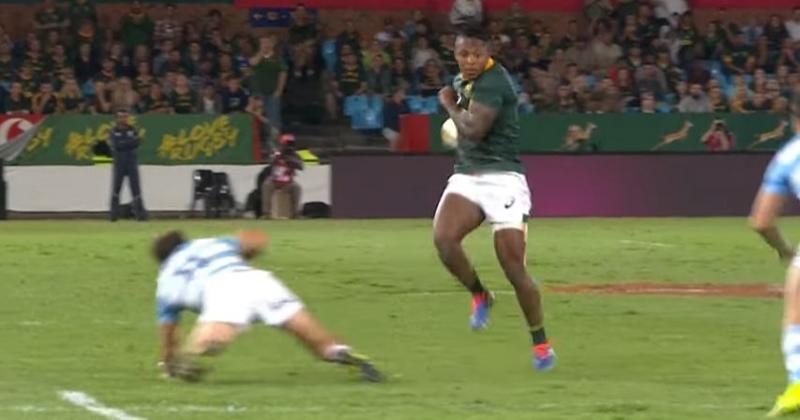 Springboks : S’busiso Nkosi dépose trois défenseurs pour l'incroyable essai en solo ! [VIDEO]