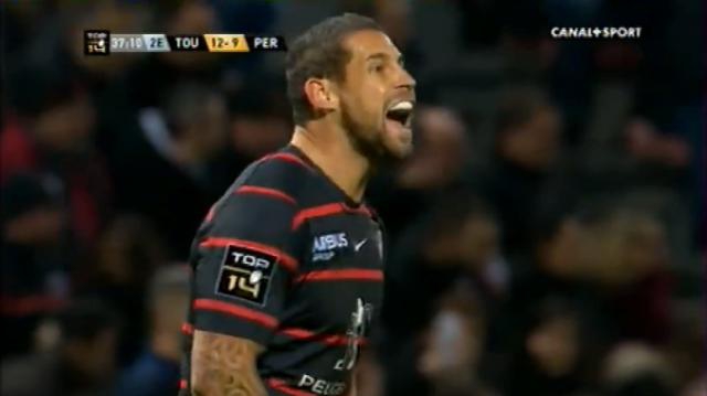 VIDÉO. Le Stade Toulousain écrase l'USAP grâce à deux grands Luke McAlister et Louis Picamoles