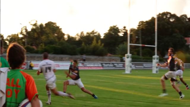 VIDÉO. Amical Stade Toulousain - UBB : Alexis Palisson dépose Sofiane Guitoune pour l'essai