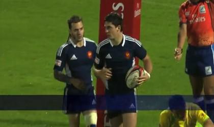 La France élimine les Fidji en 1/4 de finale du Dubaï Sevens !