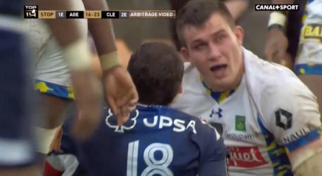 VIDÉO. SUA - ASM. Ratuniyarawa expulsé pour un coup de genou sur Loïc Jacquet