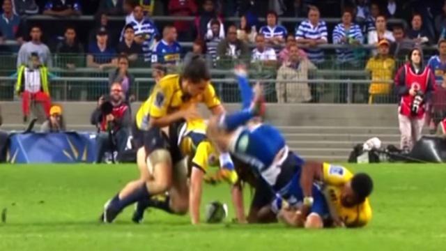 VIDEO. Super Rugby : les Brumbies en 1/2 malgré la prise de catch très dangereuse et l'expulsion d'Henry Speight