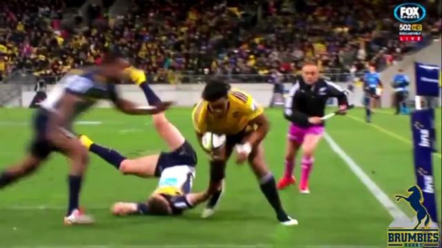 VIDEO. Super Rugby. Julian Savea et les Hurricanes marchent sur les Brumbies 