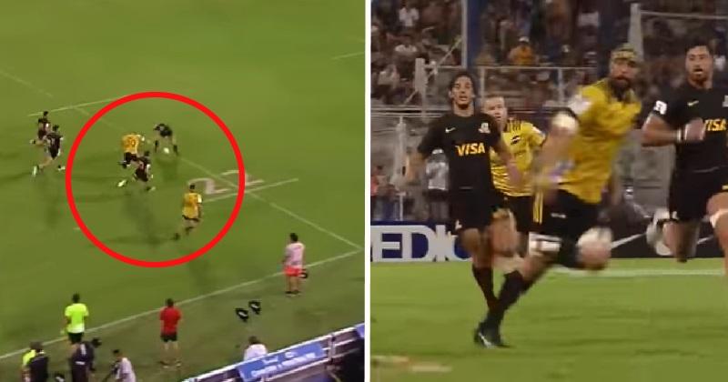 VIDÉO. Super Rugby : la chistéra venue d'ailleurs de Blade Thomson face aux Jaguares