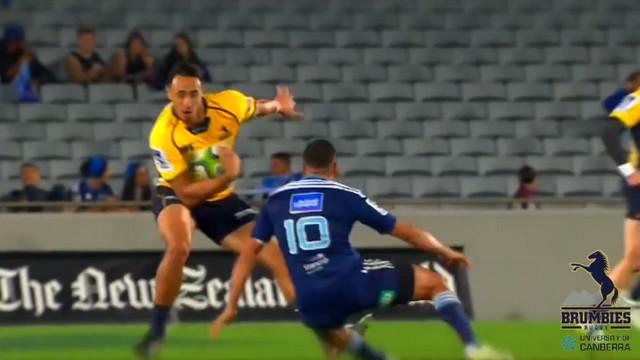 VIDEO. Super Rugby. Lausii Taliauli se moque de son adversaire avec son déhanché de folie 