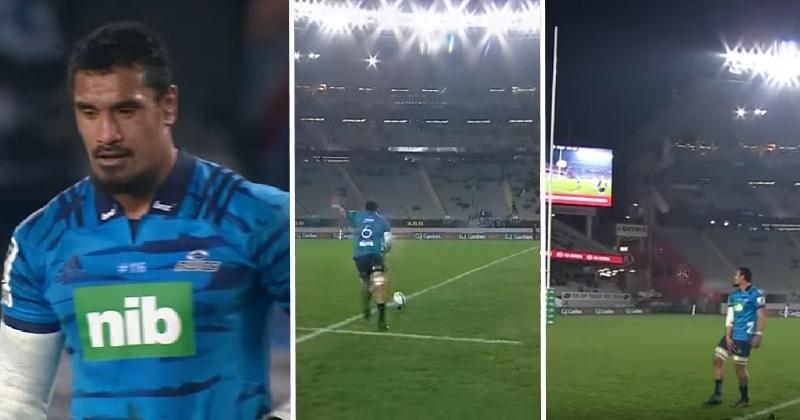 VIDÉO. Super Rugby : pour sa der à l'Eden Park, Jerome Kaino tente... et rate complètement une transformation