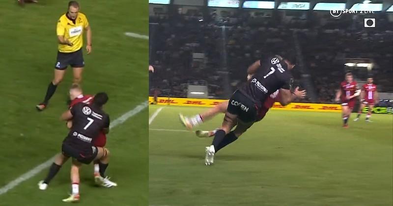 VIDEO. Superbe waza-ari d'Ollivon sur Davies, l'arbitre valide et donne 7 points à Toulon 😱