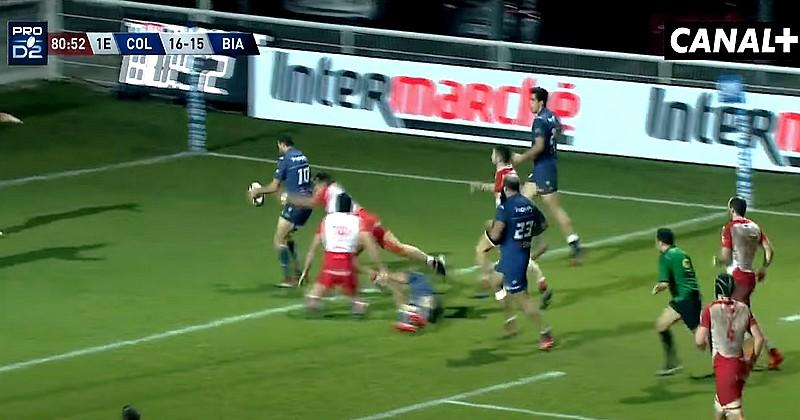 VIDEO. Pro D2. Sur un Essai GAG, Biarritz souffle la victoire à Colomiers à la 80e !