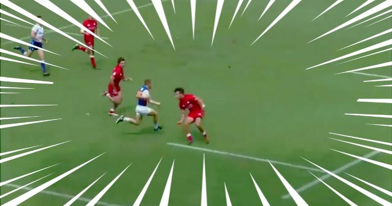 Sydney 7s - Mazzoleni porte France 7 vers la Cup avec un superbe essai de 70m