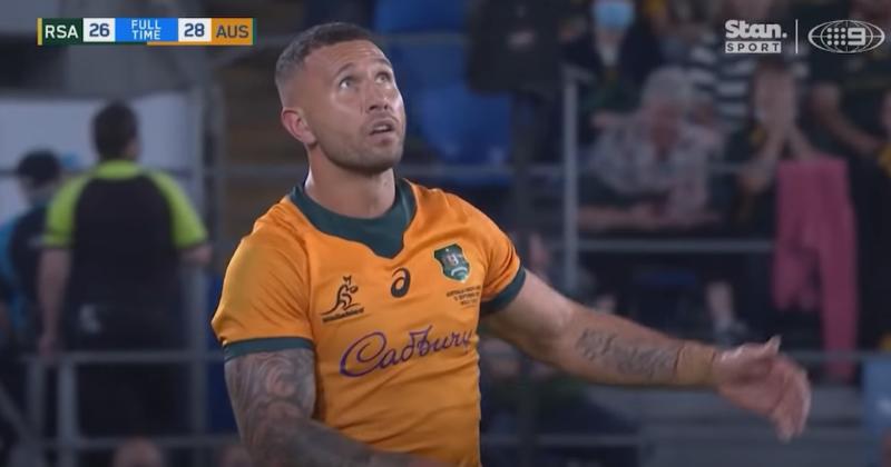 Quade Cooper revient sur son coup de pied victorieux : ''J'ai eu une petite conversation avec moi-même''