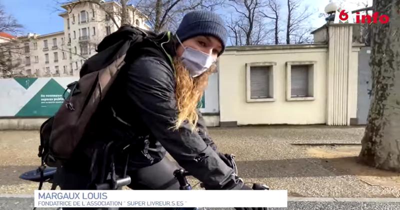 VIDÉO. A vélo, Margaux Louis (ASM Romagnat) aide les personnes vulnérables