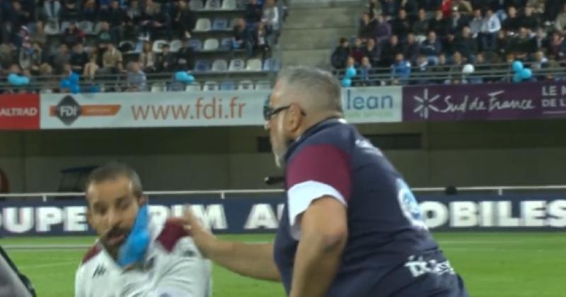 Top 14. VIDÉO. Christophe Urios recadre son kiné en plein match : ''Il a fallu que je le secoue un peu !''