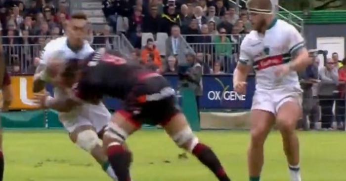 VIDÉO. Top 14 : l'incompréhensible carton jaune adressé à Tuifua pour un plaquage très viril, mais correct