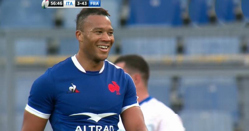 Peu de ballons mais des étincelles, sa défense : on a suivi le match de Teddy Thomas contre l’Italie pour vous !