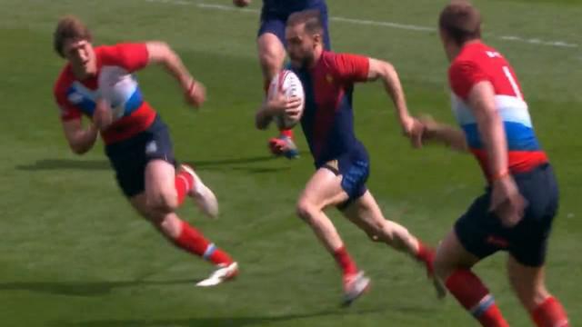 VIDEO. Terry Bouhraoua dans le Top 7 des essais du Glasgow 7s face à la Russie