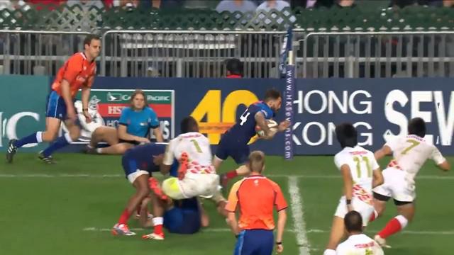 VIDEO. Hong Kong Sevens. Terry Bouhraoua enrhume le Japon mais ça ne suffit pas