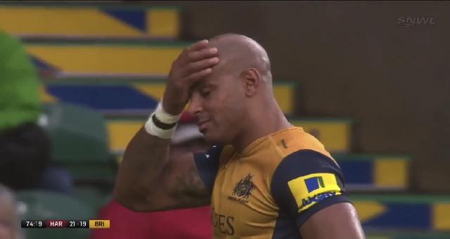 VIDEO. Premiership : Tom Varndell laisse son cerveau au vestiaire et se ridiculise sur une pénalité