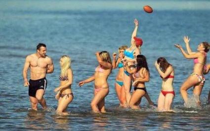 Tommy Bowe et ses drôles de dames