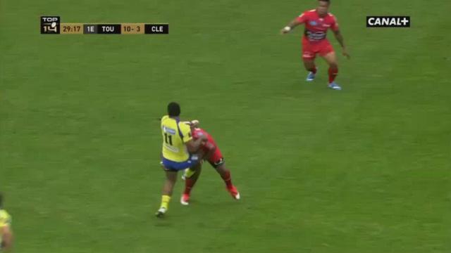 VIDEO. Top 14. RCT - ASM. Choc des titans entre Mathieu Bastareaud et Napolioni Nalaga