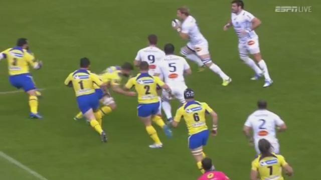 VIDEO. Top 14 - Clermont - Castres. Jamie Cudmore désosse Rory Kockott après seulement 6 secondes de jeu