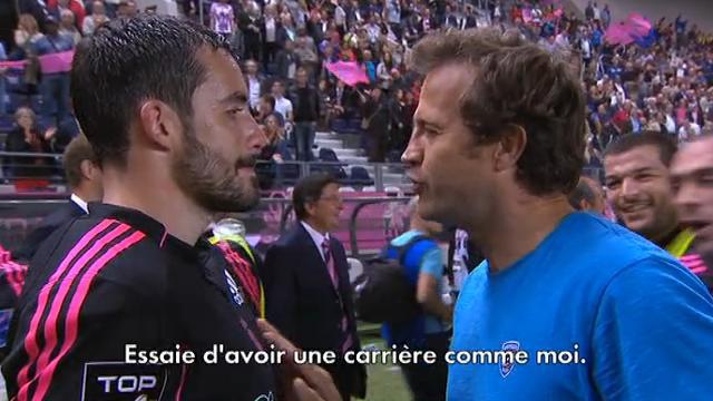 VIDEO. Fabien Galthié à Geoffrey Doumayrou : « Tu dis ce que tu veux mais essaie d'avoir une carrière comme moi »