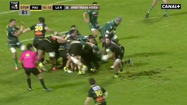 VIDÉO. TOP 14. Grosse polémique arbitrale à la fin du match entre Pau et la Rochelle