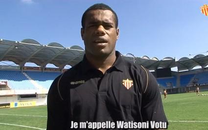 VIDEO. Watisoni Votu, la recrue de l'USAP, est enfin arrivée