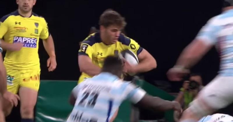 VIDÉO. Top 14 : l'ailier Damian Penaud met le pilier Cedate Gomes Sa sur les fesses