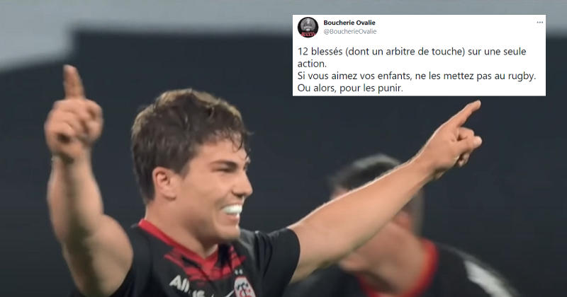 Top 14. le KO de Ntamack, Urios le belge et l'intensité de Chabal : Twitter s'est amusé devant la demie