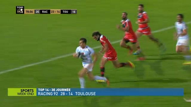 TOP 14. Racing 92 - Stade Toulousain : découvrez les meilleurs joueurs de la rencontre