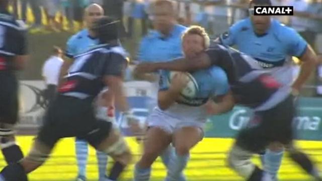 VIDEO. Top 14. Bayonne - Brive. Mailei et Waqaniburotu s'associent pour séparer la tête de Marvin O'Connor de son corps