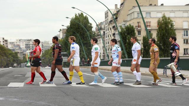 VIDEO. Coupe d'Europe : les capitaines du Top 14 se la jouent Beatles