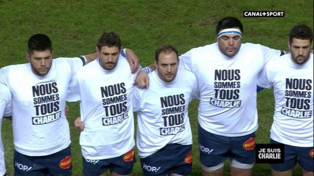 VIDEO. Top 14. Les hommages des joueurs et des supporters aux victimes de Charlie Hebdo