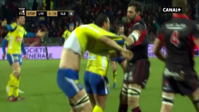 VIDEO. Top 14. LOU - ASM. Lionel Nallet fait comprendre à Paul Jedrasiak que c'est lui le patron 