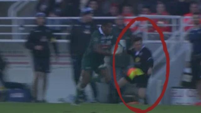 VIDÉO. TOP 14. Quand l'arbitre de touche se fait mettre KO par... Shaun Sowerby