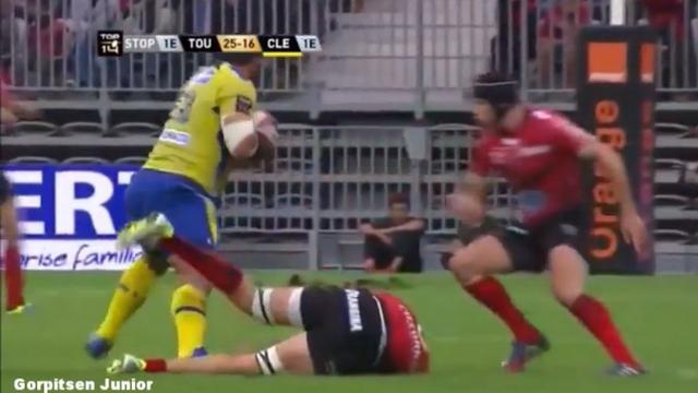 VIDEO. Top 14. RCT - ASM : Davit Zirakashvili éteint les lumières de Pierrick Gunther