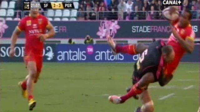 VIDEO. Top 14 - Stade français : l'énorme match d'Antoine Burban face à l'USAP