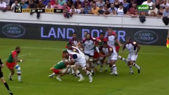 VIDEO. Top 14. UBB. Marco Tauleigne inarrêtable contre Bayonne avec un très bel essai