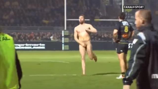 VIDEO. INSOLITE. Un streaker se balade lors du match entre La Rochelle et Pau (35-16)